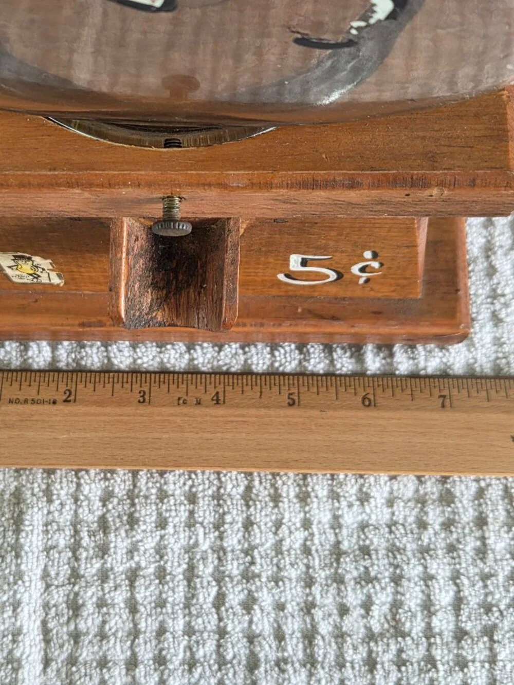 Original Wood and Glass Mr. Peanut “Peanut, Gumball or Candy Dispenser”